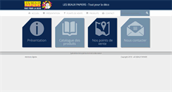 Desktop Screenshot of lesbeauxpapiers.com